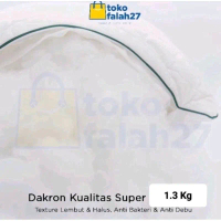 Dakron silikon 1.3 kg Putih Bed