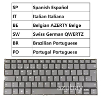 Keyboard For Lenovo YOGA 530-14IKB 530-14ARR 730-13IKB 730-13IWL Brazilian Portuguese Swiss Belgian AZERTY Italian Spanish