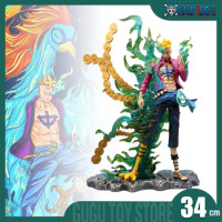 33cm One Piece Anime Figures Marco Figure Gk Figurine Iu Immortal Birds Pvc Statue Model Doll Collection Decoration Toys Gifts