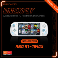 OnexPlayer Onexfly AMD Ryzen 7 7840U PC Game Console 3 IN 1 Laptop Tablet 3A Handheld Mini Game Computer 7" 120Hz Screen 32G ROM