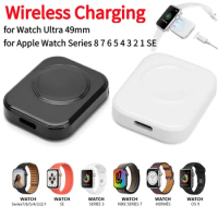 Smartwatch Wireless Charging 5V/1A Type-C Wireless Magnetic Charger for Apple Watch Ultra 49mm for Apple Watch Series 8 7 6 5 4
