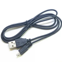 Black &amp; White USB Data Sync Cable for Canon IXUS 255 HS