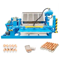 Chicken Egg Tray Production Machine Egg Tray Making Machine Small Automatic Egg Tray Machine Production Line 1000pcs/hr