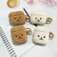 Fun Cute Fluffy Bear Doll Earphone Case For Apple Airpods Pro 2 Cover Lovely Fur Cover For Airpods 1/2/3 Case For Airpod 3 Pro