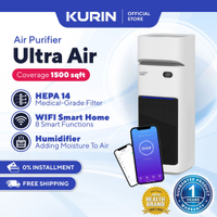 () Kurin Air Purifier Ultra Air cover 1500 sqft