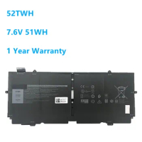 52TWH XX3T7 7.6V 51Wh Laptop Battery For Dell XPS 13 7390 9310 2-IN-1 P103G001 P103G002 52TWH