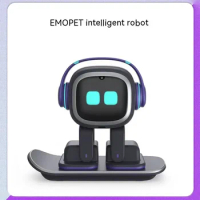Emo Robot Intelligent Ai Emotional Communication Interactive Speech Recognition Desktop Children Accompanying Electronic Pet Toy
