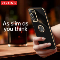 S20 FE Case YIYONG Luxury Plating Silicone Soft TPU Cover For Samsung Galaxy S20 Ultra S10 Plus S 10 20 S20FE S20+ Phone Cases