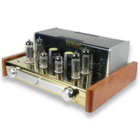 YAQIN MC-84L Integrated Vacuum Tube Amplifier SRPP Circuit 6P14*4 Class AB1 Tube Headphone Earphone Amplifier 2*12W 110V/220V