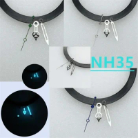 NH35 Pointer Water Ghost Ice Blue Watch Needle Modified Green Ghost Pointer NH36 Movement Modified Diving Strong Night Light DIY