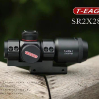 T-Eagle SR 2X28 Tactical Rifle Scope Airsoft Riflescope Airgun Sport Hunting Optics Shooting Glock Gun Sight 30mm Tube