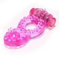 Ring silika Lembut Tahan Air Bergetar Warna Pink untuk Pria Wanita no 2
