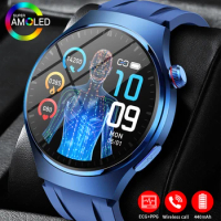 Health ECG+PPG Smart Watch For Huawei Xiaomi SmartWatch Android IOS Men's AMOLED HD Screen Bluetooth Call Women Bracelet 2024