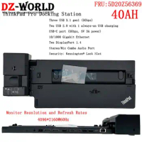 Basic Dock Station 40AH For Lenovo ThinkPad T590 T580 L480 L490 T495 T490 T480 s P43s A485 P52s P53s L13 X390 Yoga X280 Laptop