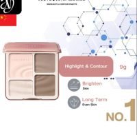 [Buy 1 Take 1] JudyDoll Highlight & Contour 9 g.ไฮท์ไลท์ & คอนทัวร์ แบบตลับ 02 Wood สี Warm Tone เหม