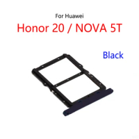 10PCS/Lot For Huawei Honor 20 / NOVA 5T New SIM Card Slot Tray Holder Sim Card Reader Socket