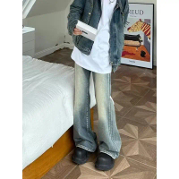 Seluar Jeans Jalan Tinggi, Retro Amerika, Untuk Lelaki, Jenama Trendi, Seluar Serba guna, Rekaan Can