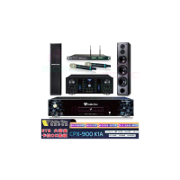 【金嗓】CPX-900 K1A+FNSD A-380N+ACT-8299PRO++TDF M6(6TB點歌機+綜合擴大機+無線麥克風+落地式喇叭)