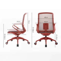 Nordic Rotating Office Chairs Home Retro Computer Gaming Chair Simple Office Furniture Backrest Study Desk Chair Ergonomic Chair