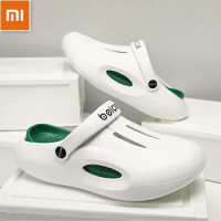 Xiaomi Summer Men's Sandals Anti Slip Wear-resistant Clogs Garden Hole Shoes Outdoor Baotou Slippers Beach Shoes Couple Sandals