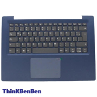 LAS Latin Spanish Blue Keyboard Upper Case Palmrest Shell Cover For Lenovo Ideapad S130 14 130s 14IGM 120s 14IAP 5CB0R61165
