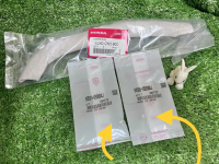 HONDA EX5 DREAM EXHAUST COVER / MUFFLER  SKRU COVER EXZOS (SET) | 100% ORIGINAL BOON SIEW HONDA