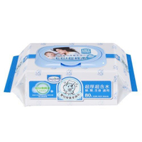 蛇年新春限定版隨機出貨)貝恩Baan 嬰兒保養柔濕巾-無香料80抽x24包(箱購)