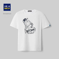 Kemeja-T Lengan Pendek, 100% Kapas Tulen, Percetakan Berkualiti Tinggi, Rumah Outlet Kilang HLA, Sir