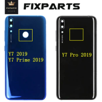 New For Huawei Y7 2019 Y7 Pro 2019 Y7 Prime 2019 Back Battery Cover Rear Housing Y7 2019 Case Y7 Pro 2019 Battery Cover