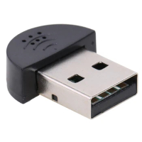 Portable Studio Speech Mini USB Microphone Audio Adapter Condenser Recording Microfone Ultra-wide USB Driver for PC Mac