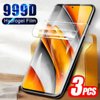 3Pcs Protective Film For Xiaomi POCO X5 Pro Hydrogel Film Screen Protector For Xiaomi Poco X4 X3 Pro X5 Pro Film