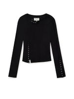 เสื้อ Snap Detail Slim Top