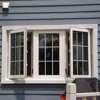 AS2047 Thomas Aluminum Glass Casement Window Aluminum Awning Window