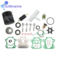 Outboard Maintenance Kit For F70A Yamaha 4-Stroke 70HP Motors Impeller Kit 6CJ-W0078 Fuel Filter 6D8-WS24A Thermostat 66M-12411