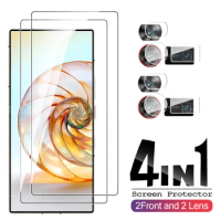 4In1 Camera Lens Screen Protector For ZTE nubia Z60 Ultra 5G Fully Cover Tempered Glass 60z Z60Ultra Anti Scratch Protect films