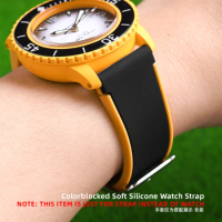 Silicone strap 22MM rubber for Blancpain X Swatch Watch band Bioceramic Scuba Fifty Fathoms OCEAN series accessories