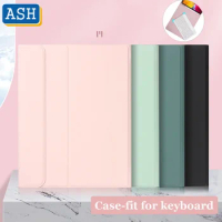 ASH Magnetic Keyboard Case For Huawei Matepad 11 2021 10.4 Pro 10.8 M6 Case with Pencil Holder Smart Wake Sleep Leather Cover