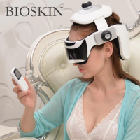 Bioskin Smart Head Eye Massager 2 in 1 Wireless Heating Air Pressure Therapy Electric Massager Health Care