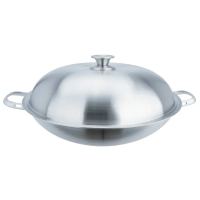 【CHEF 掌廚】316不鏽鋼 七層複合金中華炒鍋40cm
