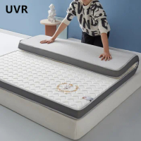 UVR Non-collapsing Latex Mattress Thickened Feather Silk Cotton Filling Dormitory Tatami Bedroom Hotel Double Mattress Full Size