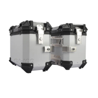 Aluminum Motorcycle Side Box Universal 18L 28L 35L 45LWaterproof Shockproof Quick Release Travel Lug