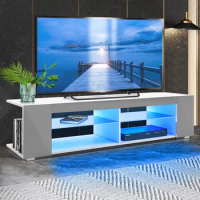 Modern LED TV Stand for 50 55 60 65 In TV Entertainment Center High