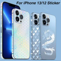 Back Film For iPhone 14 13 12 Pro Max Mini Protector Sticker Case For iphone 12pro 13Pro 13mini 12 mini Transparent Laser Card