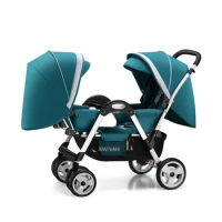 Twin Baby Stroller Can Be Detached Second Baby Stroller High view Adjustable Toddler Strollerv fold Baby Stroller 0 To 3 Years
