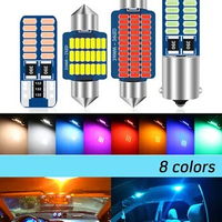 IUZIOH 1x W5W C5W 12V 24V T10 Festoon BA9S C10W WY5W T4W 194 168 28 31 36 39 41 MM Interior Light Truck Car Led Bulb Signal Lamp