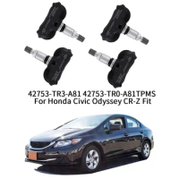 4Pcs TPMS Tire Pressure Sensor Replacement For Honda Civic Odyssey CR-Z Fit 42753-TR3-A81 42753-TR0-A81