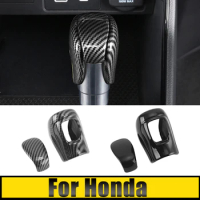 For Honda CR-V CRV 6th Civic Accord Fit Jazz GR City GN2 ZR-V HR-V XR-V WRV Vezel Elevate ABS Car Gear Shift Knob Cover Trim Cap