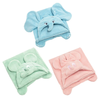 美國 Zoobies 迪士尼造形連帽浴巾(3款可選)兒童浴巾