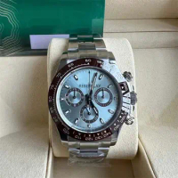 Replica Watch No Timing Function Automatic Mechanical Luxury Men's Watch 40mm Panda Sapphire Mirror Waterproof Wrist 904L Watch