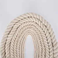 Macrame Cord 1/2/3/4/5/6/8/10/12mm Natural Cotton Cord Twisted Macrame Rope String DIY Craft Knitting Making Plant Hangers